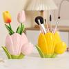 Ceramic Tulip Flower Vase Desktop Decoration Cute Flower Vase Arrangement Forried Flower Living Room Decor Home Table Decor Gift