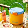 Food Grade Ice Compartment Storage with Outdoor Camping Portable Sealed Thermal Insulation Household Ice Storage Bucket