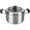 Wahei Freize Two-handed Pot 22cm Stainless Steel Gas/IH Compatible Thick Bottom with Lid Lowther RB-2317