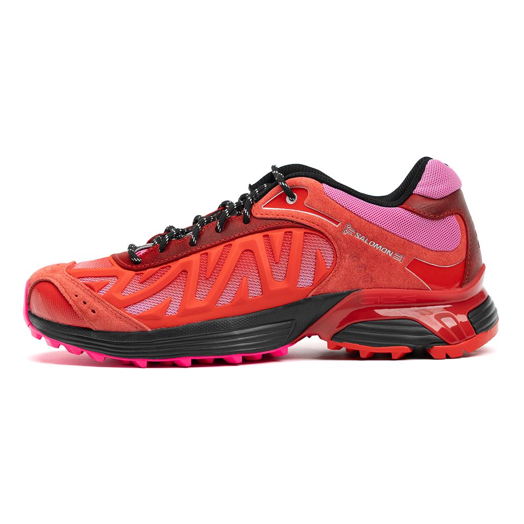 Овен x SALOMON XT WHISPER Амортизация Износостойкость Защита Поддержка Кроссовки для бега Унисекс Красные Розовые Кроссовки 492187
