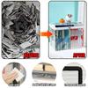 1/2Pcs Large Capacity Foldable Transparent Waterproof Storage Box for Student Dormitory Classroom Home Book Organizing