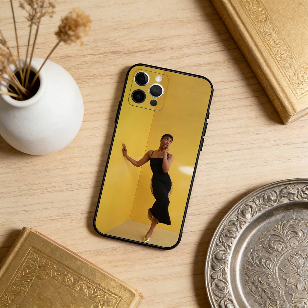 Чехол для телефона N-Naomi Actor A-Ackie Для iPhone 17,16,15,14,13,12,11 Plus,Pro Max, Мягкий силиконовый черный чехол