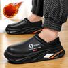 Winter Men's Warm Slippers Cotton Slippers Wrap Heels Outdoor Indoor Warm Shoes Men Home Bedroom Plush Warm Slippers 38-45