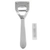 Leather Cutter US Type Carving Tools Craft Collection Alloy Portable for Hand Made Material(Silver