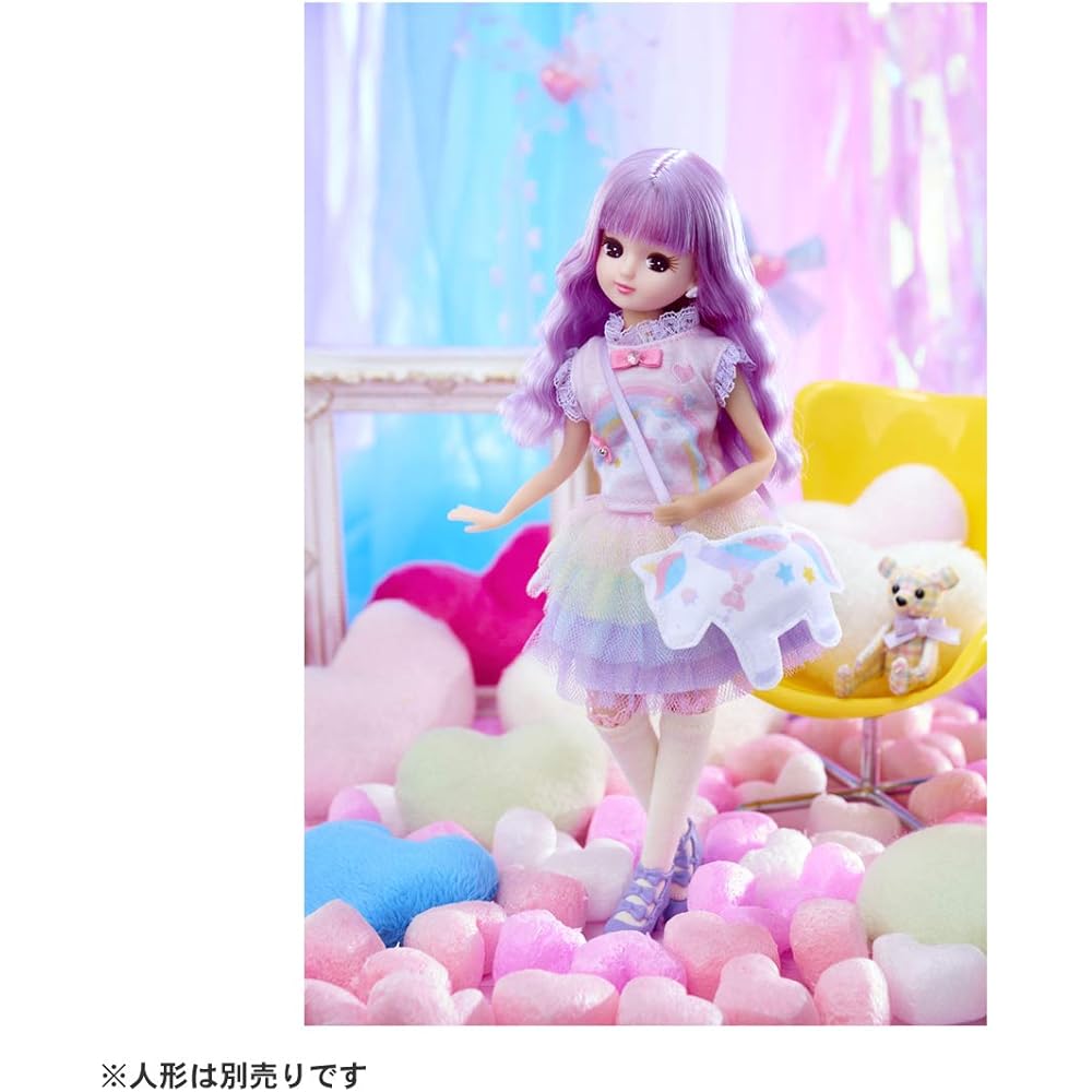 Takara Tomy Ликка-тян Набор одежды LW-18 Мечтательный наряд для кукол Игрушка для игры Возраст 3+