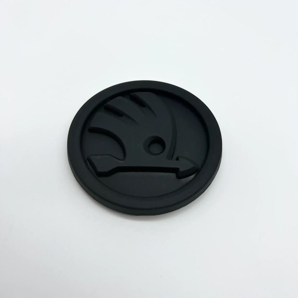 Skoda 2025 Hot 80mm 90mm 100mm Car Logo Badge Car Front Grille Rear Trunk Emblem for Skoda Octavia Rapid Fabia A7 Superb KAMIQ V