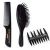 Comb Mesh Comb Hair Brush Set Styling Barber Men's 3-Piece