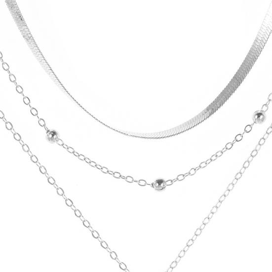 Multilayer Charm Necklace Adjustable Neck Decoration Not Deformed