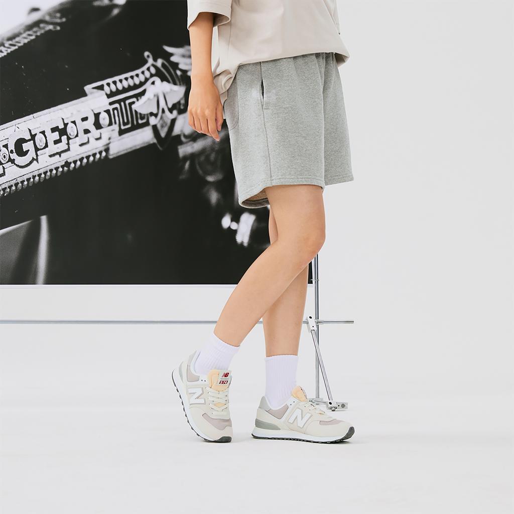 New Balance 574 Кроссовки унисекс Sea Salt Кремово-белые U574RCD