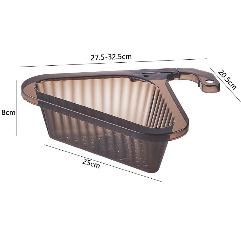 Треугольный сливной фильтр для раковины, сито для кухонной раковины, сито для фруктов и овощей, корзина для фильтра, полка для фильтра, полка для губки, кухонный инструмент