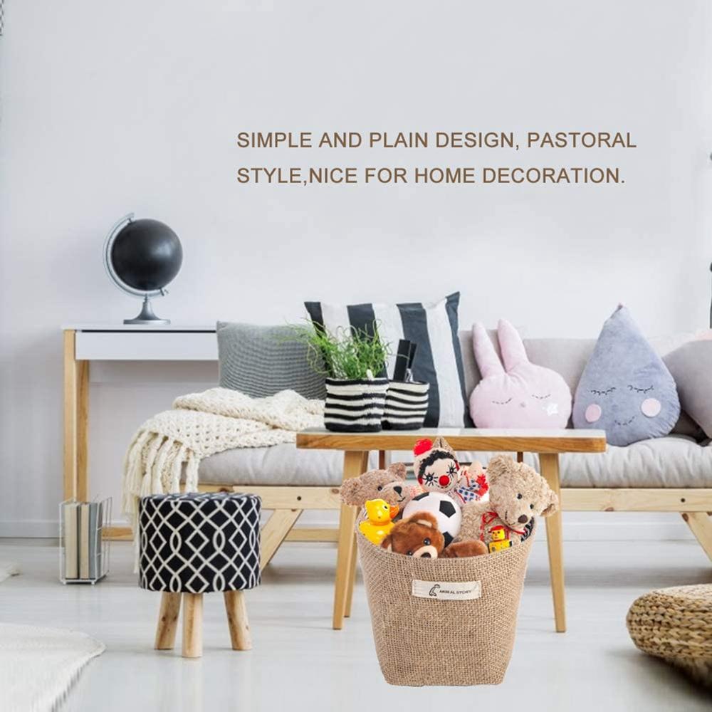 Подвесные сумки для хранения хлопка и льна Подвесные корзины Удобное хлопковое белье для спальни Ванная комната Для дома