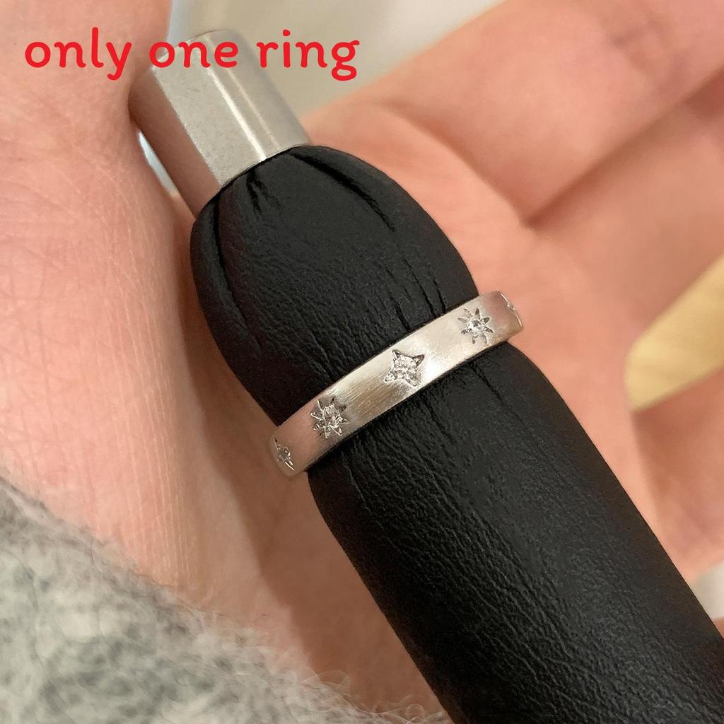 Медное Геометрическое Открытое Кольцо с Цирконами Женский Стильный Аксессуар для Офиса