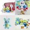 Delightfully Soft Toy Story 4 4-inch Plush Keychain Collection With Mini Cute Characters
