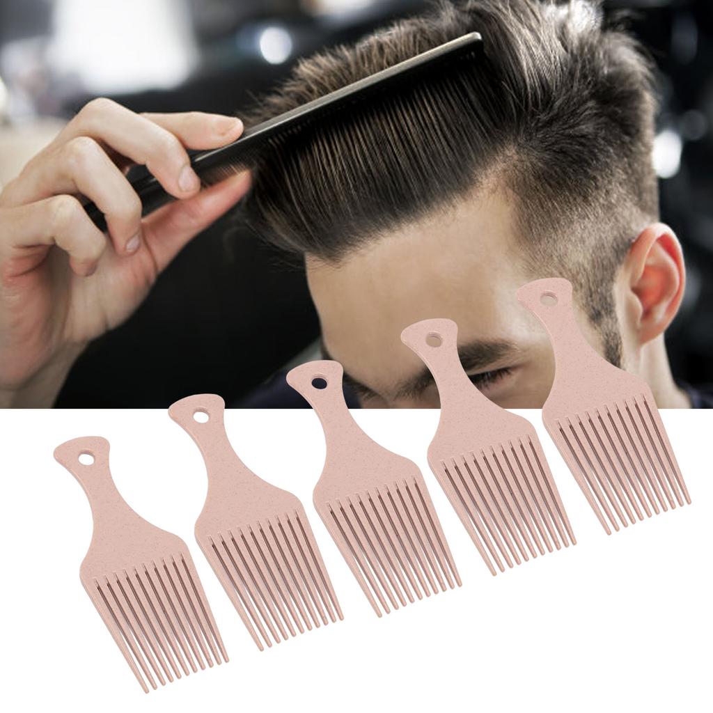 10 шт. расческа для распутывания волос с широкими зубьями и эргономичной ручкой, расческа для волос с ячменными стеблями