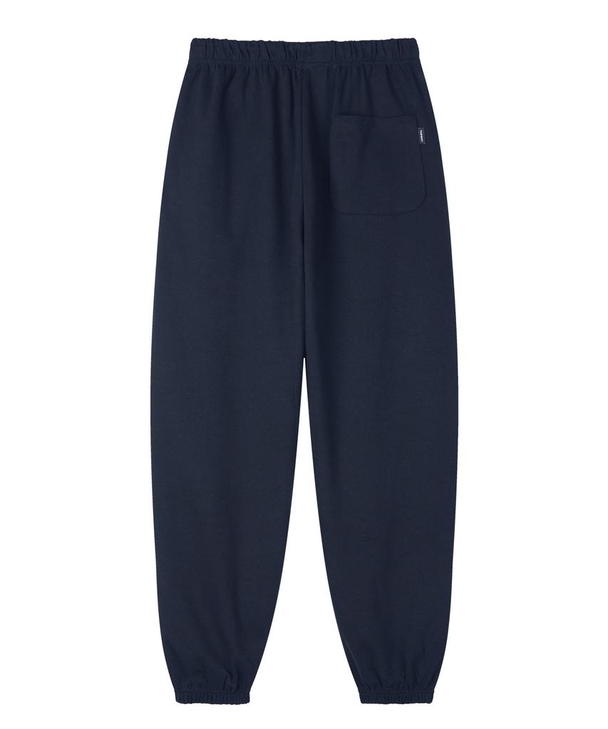 TOPBOY [Non-Fleece Or Fleece-Lined] Essential Elastic Waist Sweat Jogger Pants Navy