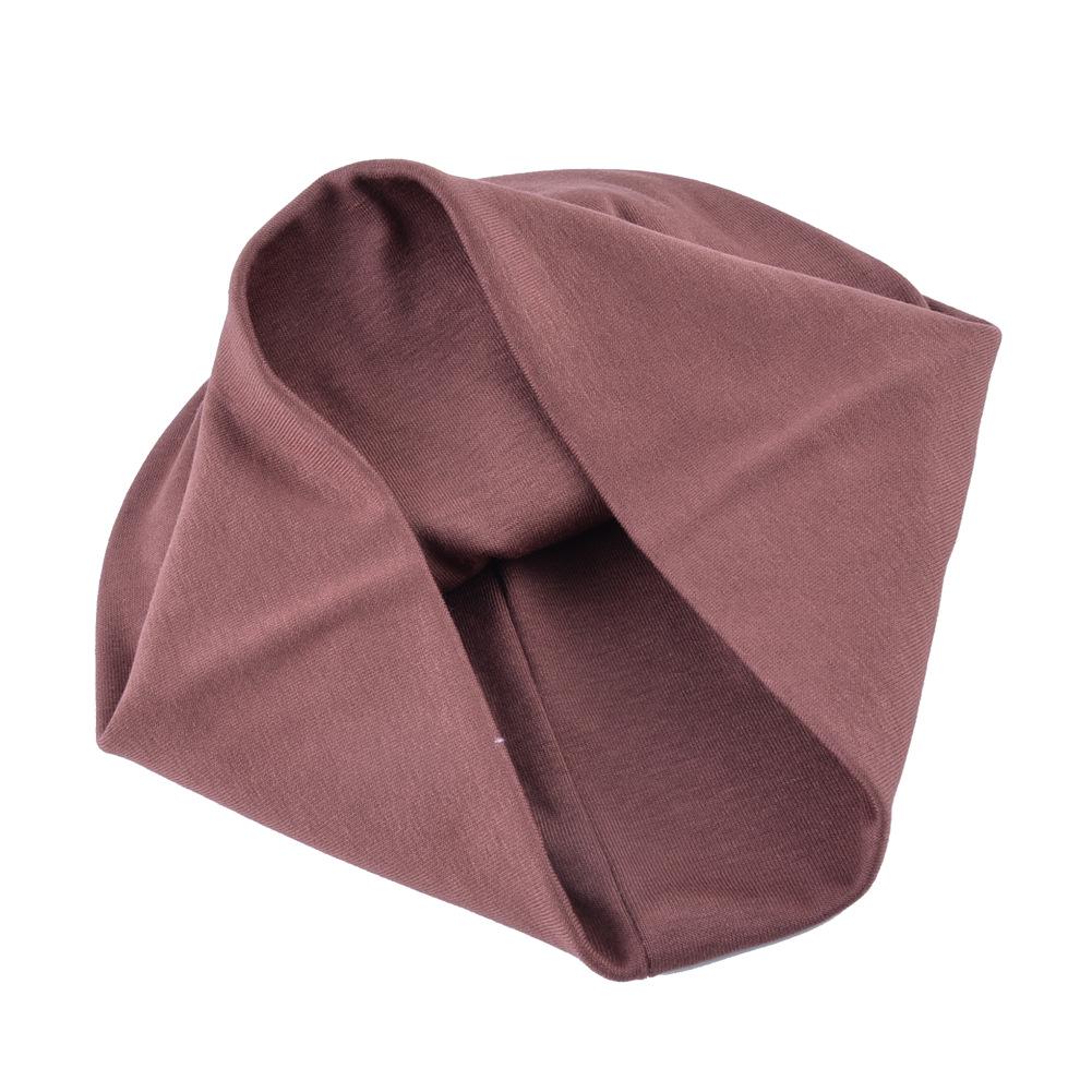 Унисекс однотонная хлопковая шапка-пуловер для верховой езды - ветрозащитная и теплая