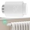 Термостатический радиаторный клапан для Zigbee-систем с функцией обнаружения открытого окна, голосовым управлением и управлением через приложение для безопасности домашнего отопления