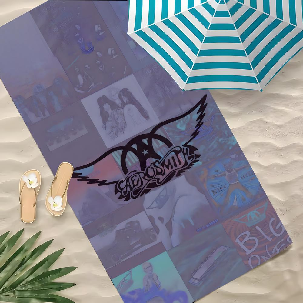 A-Aerosmith Полотенце Микрофибра Пляжное Полотенце, Быстросохнущее, Без Песка, Ультратонкое Волокно, Супер Мягкое.