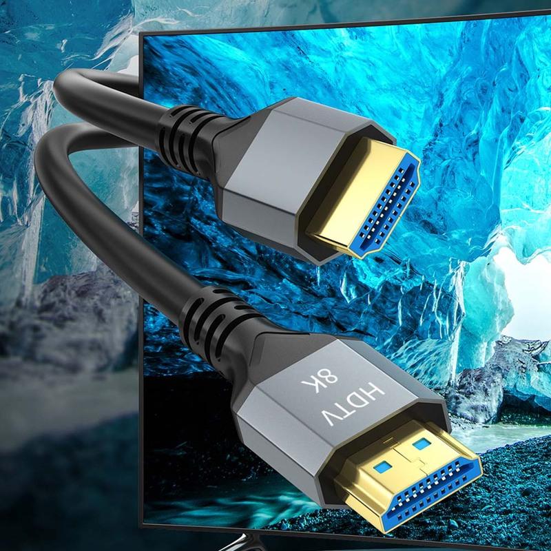 8K HDMI Кабель HDMI 2.1 8K@60Hz 4K@120Hz 48Gbps EARC ARC HDCP Ультра Высокоскоростной HDR Для PS5 PS4 Ноутбука HD Телевизора Монитора Проекторов