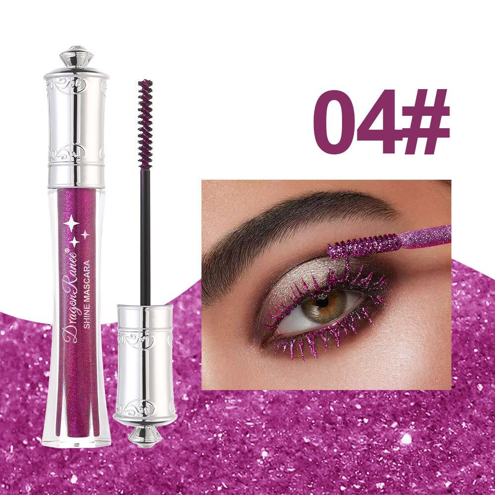 Dragon Ranee Водостойкая тушь для ресниц CZ Diamond Shiny Sapphire Blue Glitter Gold Silver Pearlescent Sequin Mascara