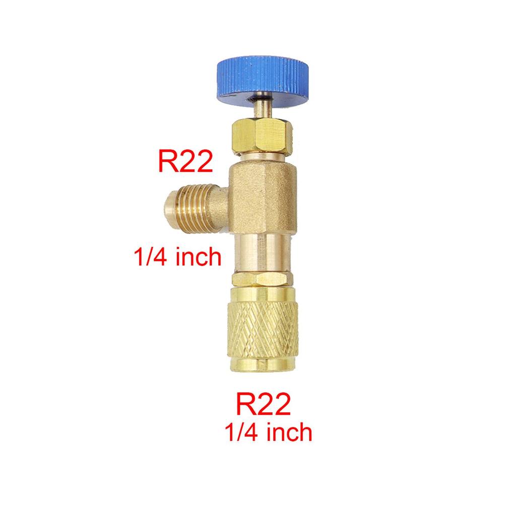 Жидкостный безопасный R410A R22 Хладагент для кондиционера 1/4"5/16" Адаптер безопасности Заправка хладагента