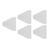 5PCS 7 Hole Right Angle Joining Plates 6063 Aluminum Alloy 90 Degree Flat Connection Plate 3030T