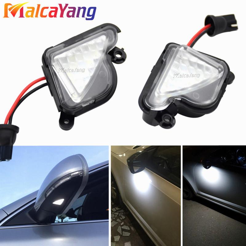 Dynamic LED Turn Signal Blinker for Skoda Octavia Mk3 A7 5E for VW T-roc Troc T-cross 2018- Under Mirror Light Puddle Lamp