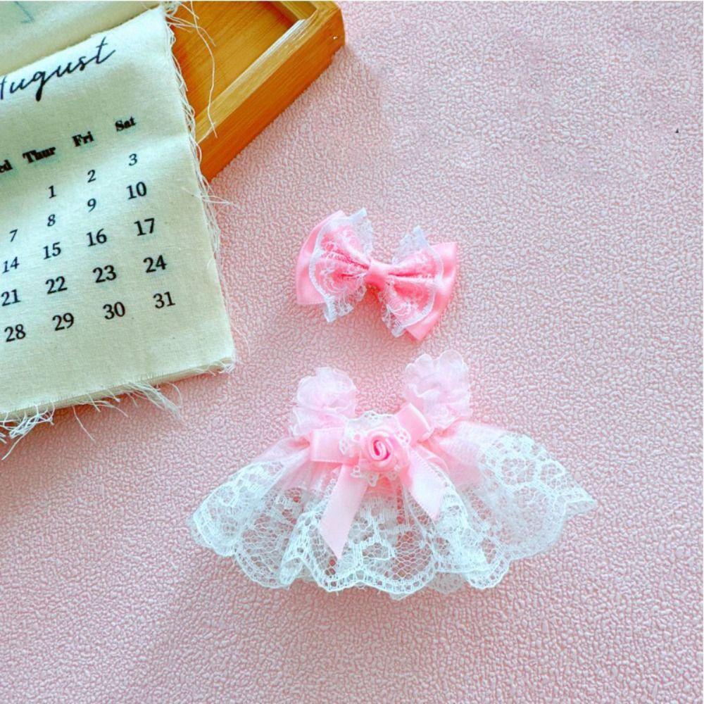 С бантом головной убор кукольная одежда платье милые хлопковые мягкие куклы новый комбинезон 10 см хлопковая кукла