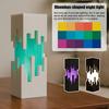 Futuristic Night Light 3D Printed Cyberpunk LED Desk Lamp with Remote Control Contemporary Decorative Bedside Lamp Gift for Cyberpunk Enthusiasts