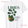 Retro Vintage Limes Vegetables Lemon Women and Unisex T Shirt Vintage Washed Breathable Designer Clothes Comfortable Streetwear