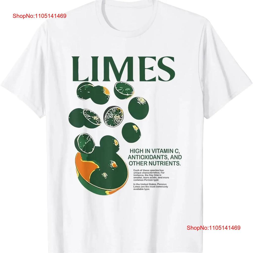 Retro Vintage Limes Vegetables Lemon Women and Unisex T Shirt vintage Washed Breathable designer clothes Comfortable streetwear