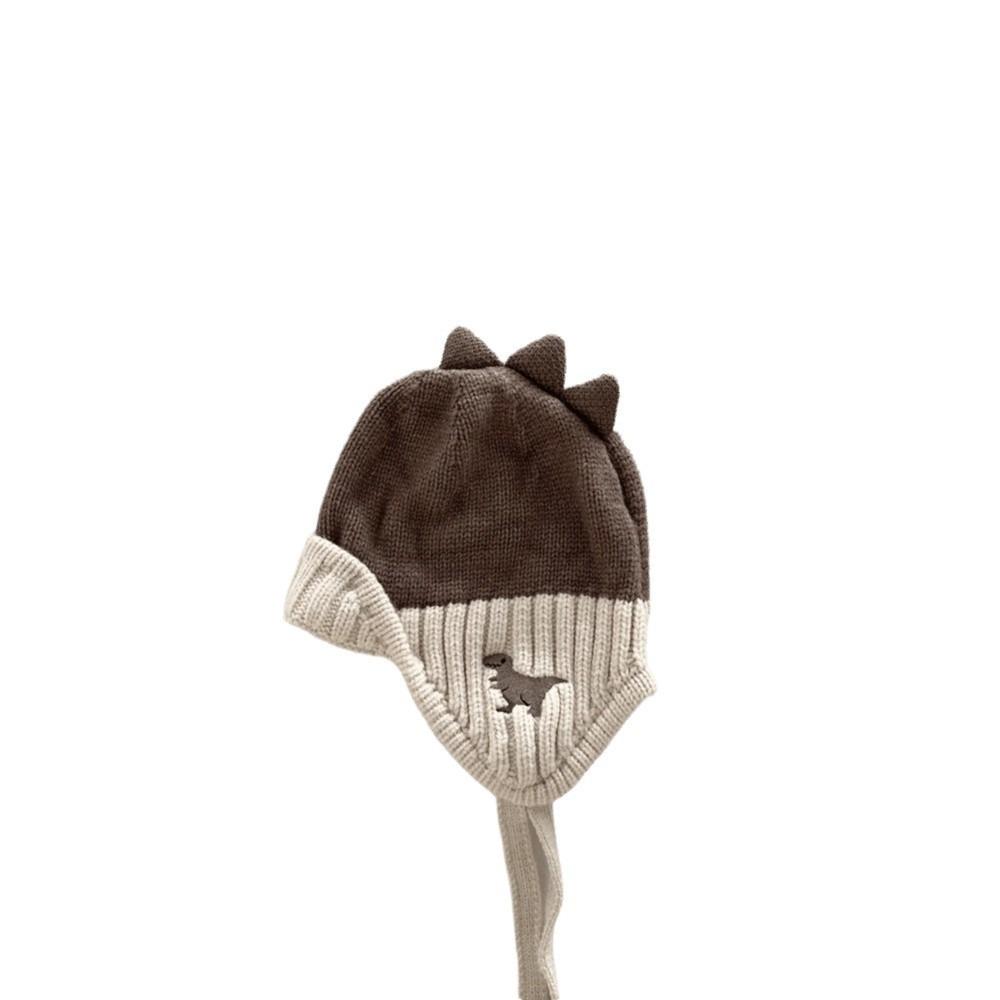 2-6Year Baby Knit Pullover Cap Liner Velvet Children's Hats Warm Ear Protection Hat Boy Girl