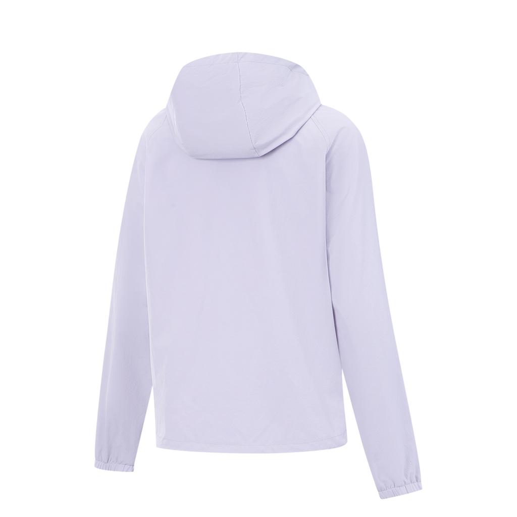 Li Ning Fitness Series Windproof Water-Resistant Loose Hooded Windbreaker Women Outerwear AFDVL52-2