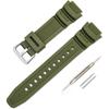 Ремешок для часов Совместимый продукт Водонепроницаемый ремешок Casio AE-1000w AE-1200w AQ-S810W SGW-400H SGW-300H MRW-200H Совместим с W-735H (зеленый)