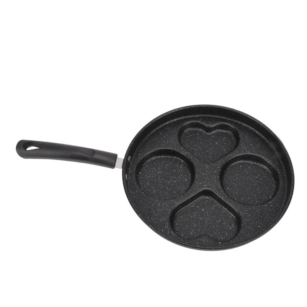 Aluminum Alloy Egg Frying Pan Even Heating Breakfast Cooker Pan Frying Pan Breakfast Cooking