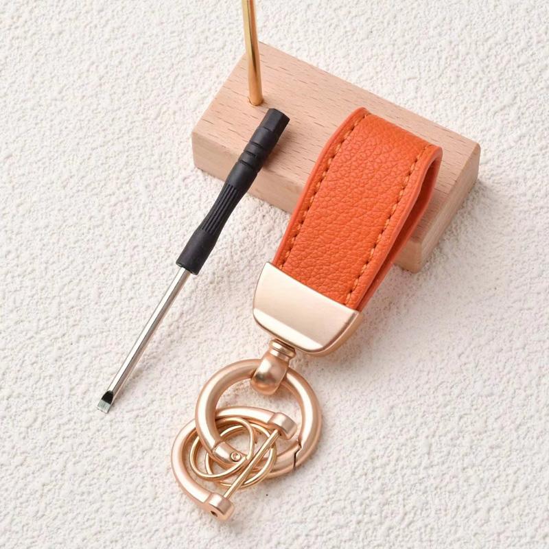 1 шт. Брелок высокого класса с узором козы Новый французский брелок для ключей от машины Аппаратная фурнитура Держатель для ключей Высококачественный брелок из кожи ягненка