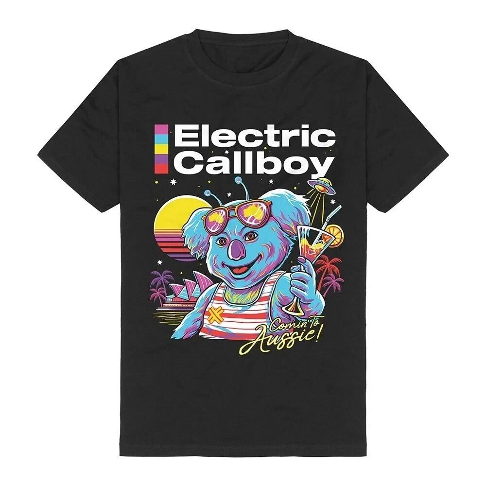 Электрический Callboy Группа Подарок Для Фанатов S to 5XL Унисекс Хлопковая Футболка Унисекс Футболка