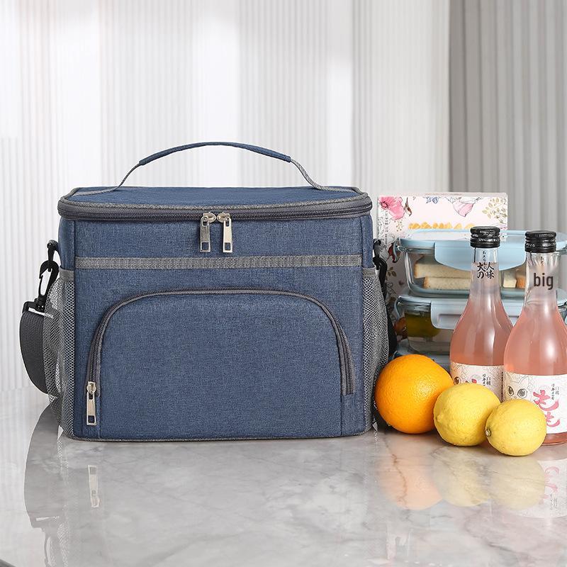 Waterproof Leak-Proof Insulated Picnic Lunch Bag: Portable & Durable for Hot and Cold Meals