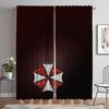 Umbrella Shades Elegant Room Curtains for Living Room Halloween Decoration Blackout Curtain Partition Home Interior Curtains
