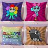 D-Dandy'S World Наволочка для подушки с аниме-принтом Шелковистая Элегантный Комфорт Диван-кровать Скрытая молния