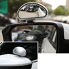 Car Blind Spot Mirror Universal Reverse Auxiliary Mirror, Adjustable Car Auxiliary Universal Wide Angle Mirror (Black)
