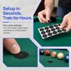 Round Snooker Ball Sticker Cloth Billiards Ball Sticker  Pool Table Practice