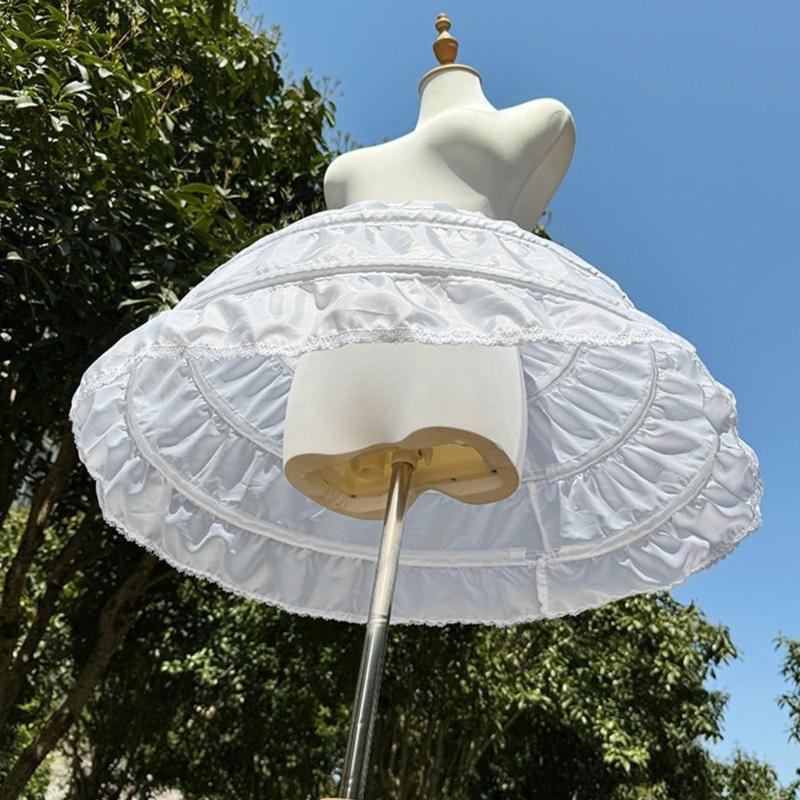 Высококачественная многослойная нижняя юбка из полиэстера с эластичной лентой для костюмов принцесс и танцевальных нарядов