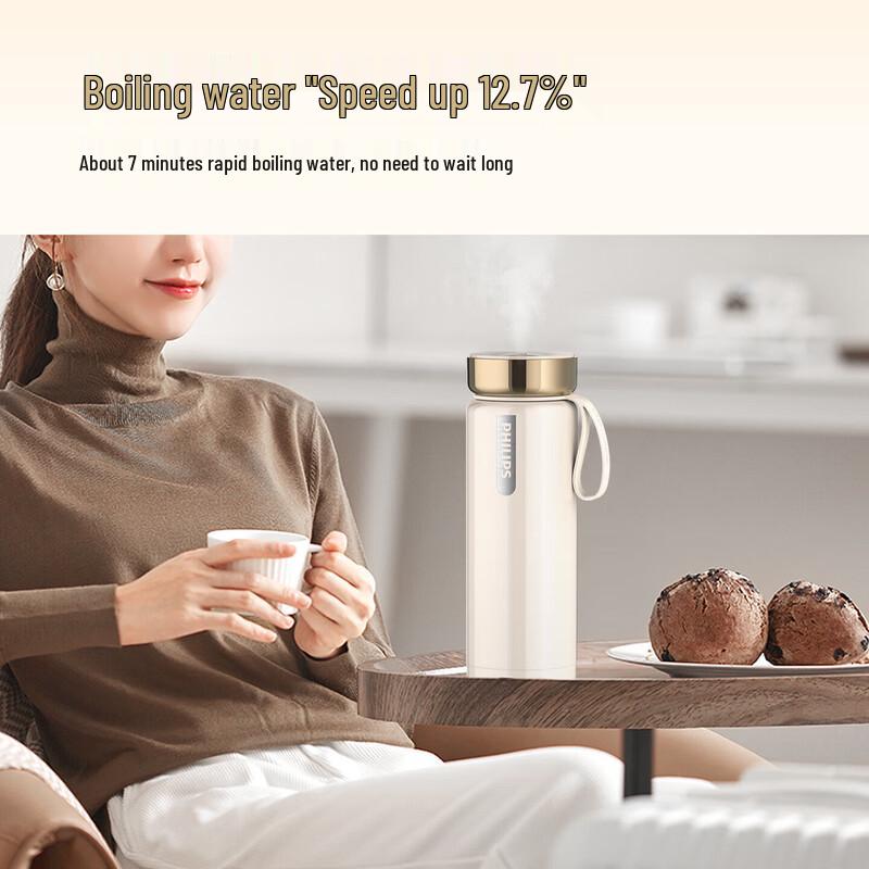 Philips Портативный электрический чайник и термокружка AWP3319