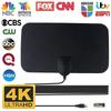 4K ТВ-антенна для глобального цифрового ТВ 1080P DVB-T2 Усилитель HD для автодома, улицы, автомобиля 25 дБ Высокоусиленная комнатная цифровая ТВ-антенна
