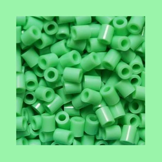 Green color 5mm 1000PCS Pixel Art YantJouet Hama Beads for Kids Iron Fuse Beads diy Puzzles Gift Children Toy