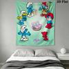 Smurfs Blue Adventure Threepiece Set 1 Duvet Cover 2 Pillowcase Without Core Soft And Comfortable Bedding Set Christmas Birthday Gift