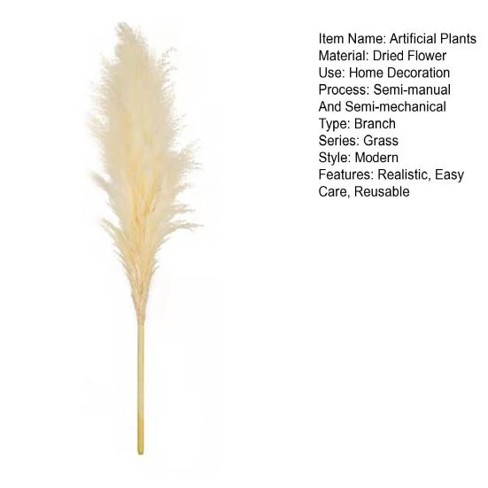 1/2/3/4/5 шт. Искусственная пампасная трава Богемия Реалистичная Пушистая Имитация Сушеной Травы Дом Офис Свадебная Вечеринка Стол