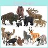 Модель дикого животного: Рысь, Олень, Бурый медведь, Лошадь, Корова, Белка. Украшение для декора дома и офиса