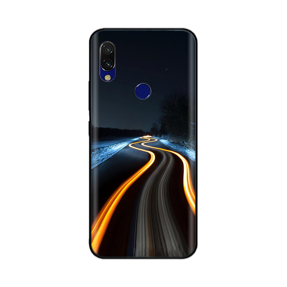 Для Xiaomi Redmi 7 Чехол Redmi7 Черный Силиконовый Бампер Мягкий ТПУ Чехол для Телефона Обложка Для Xiaomi Redmi Note 7 Pro Note7 Чехол Funda Coque